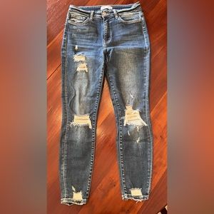 Flying Monkey High Rise Skinny Stretch Jeans